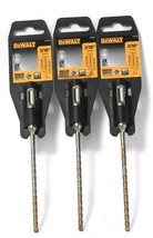 3 Count DeWalt DW5503 3/16&quot; SDS Plus High Impact Carbide 2X Longer Life - £20.09 GBP