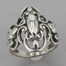Carolyn Pollack Relios Sterling Silver Southwestern Scroll Ring Size 7 - £34.33 GBP