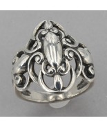 Carolyn Pollack Relios Sterling Silver Southwestern Scroll Ring Size 7 - £33.77 GBP