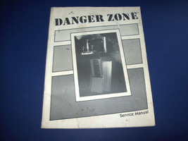 Danger Zone Original Video Arcade Game Operators Service Manual Vintage - £10.43 GBP
