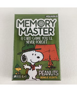 Peanuts Gamg Beagle Scouts Memory Master Card Game Snoopy Woodstock Sealed - $14.80