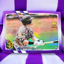 2021 Topps Chrome Update Jake Cronenworth Rookie RC Purple Refractor SD Padres - £1.53 GBP