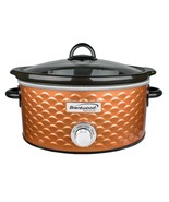 Brentwood SC-140C Slow Cooker Scallop Pattern 4.5 Quart Copper - $81.48 CAD
