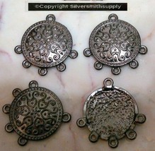 Black chandelier earring findings 4pcs lot 5 to 1 necklace spacer bars  fpe156 - £1.19 GBP