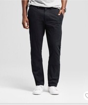 Goodfellow &amp; Co Men&#39;s Skinny CHINO Pants Black Color 32W x 34L NEW w/tags - $9.87