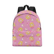 Princess Aurora Tossed On Pink Leisure Canvas Backpack Sport GYM Travel Daypack - £20.03 GBP