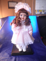 Soft Expressions Bisque Porcelain Doll With COA - £11.00 GBP