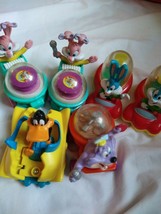Mcdonalds Lot of 6 Tiny Toons Adventures Wacky Rollers 1992 Happy Meal Toys - £8.72 GBP