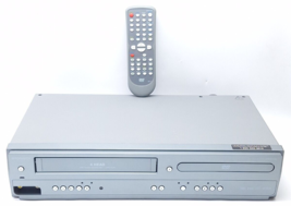 Magnavox CMWD2206 A VCR/DVD Combo Vhs Tape Player w/Remote Tested - $55.19