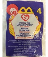 Spunky The Cocker Spaniel #4 1999 McDonald&#39;s Ty Teenie Beanie Babies Sealed - £3.14 GBP