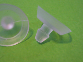 Suction Clear Rubber Cups D18mm Glass Top Table with Stem  for 1/4 Inch Hole - £1.97 GBP+