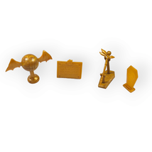 Monster High Doll Fold Up High School Playset Replacement Parts Gold  - $14.83