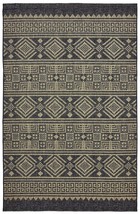 HomeRoots 396222 8 x 10 ft. Black &amp; Brown Geometric Indoor &amp; Outdoor Area Rug - £163.49 GBP