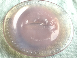 Boyd’s Art Glass Pink OPALINE Glass Miniature Plate - £11.09 GBP