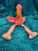TY Beanie Baby - PINKY the Pink Flamingo (10 inch) - MWMTs Stuffed Anima... - $75.96 MXN