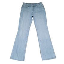 Chico&#39;s Platinum Women&#39;s Size 1.5 Regular Mid Rise Bootcut 5 Pocket Blue Jeans - £13.42 GBP