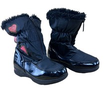 Totes Winter Snow Boots Size 11 Girls Kids Toddler Hearts - £13.23 GBP