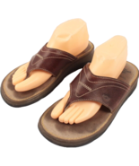 Dr Martens Brown 5A54 Leather Thong Flip Flop Cushion Sole Mens Size 5 W... - $25.77 CAD