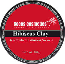 Facial mask | Hibiscus Floral Clay | Pink French Clay | All natural vegan clay - £13.28 GBP