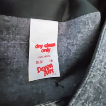 Devon-Aire 100% Wool Show Coat Jacket Ladies Size 10 Gray Pinstripe NEW image 6