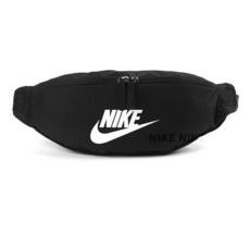Nike Heritage Waist Bag Unisex Sports Waist Pack Casual Black NWT DB0490... - £30.20 GBP
