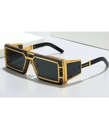 fashion sunglasses men&#39;s future technology advanced metal square punk wind - $20.51 CAD