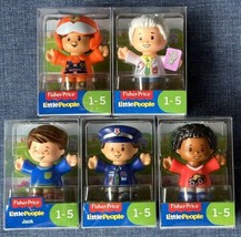 Set of 5 Fisher-Price Little People Figures Ages 1 1/2 - 5 Years New Pol... - $18.00