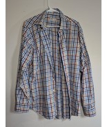 Peter Millar  Shirt Mens L/S Multi Color check shirt Size X large 100% C... - $29.88 CAD