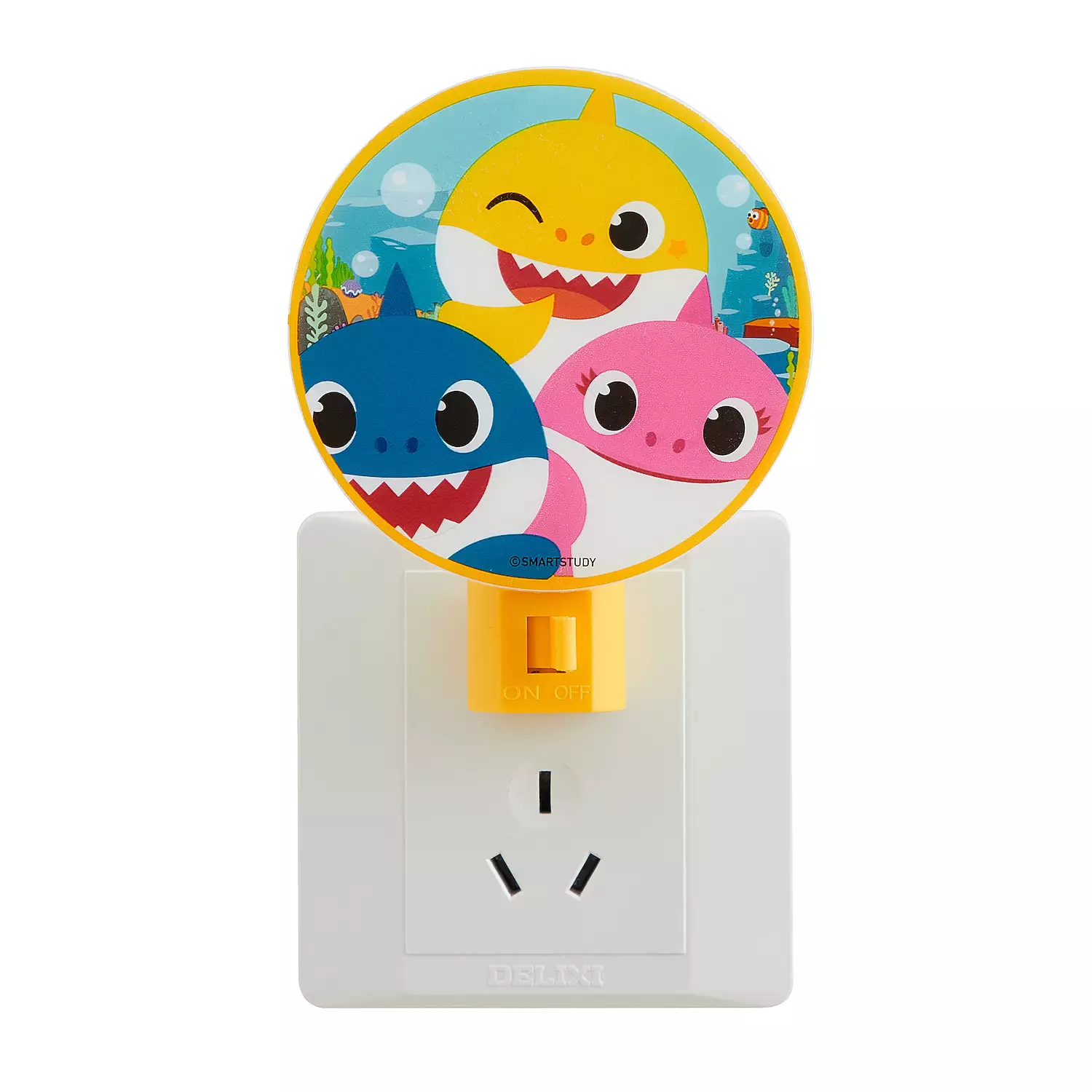 NEW Nickelodeon Pinkfong Baby Shark LED Nightlight 3.5 x 4.25 in. plug i... - $7.50