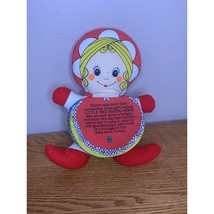 Gerber Plush Doll Little Red Riding Hood Flip 'N Tell Story Doll 10" Vtg 1988 - $11.40