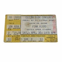 April 30, 1988 Florida Citrus Bowl PINK FLOYD Concert Ticket Stub Day On... - £19.65 GBP