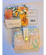 JEN &amp; CO Mini Snap Wallet Card Holder Coin Purse Vegan Leather Wallet 4.... - $19.99