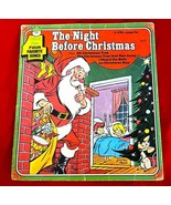 Vintage Peter Pan 7&quot; 45 rpm Record &amp; Sleeve Night Before Xmas + Other So... - $13.49 CAD