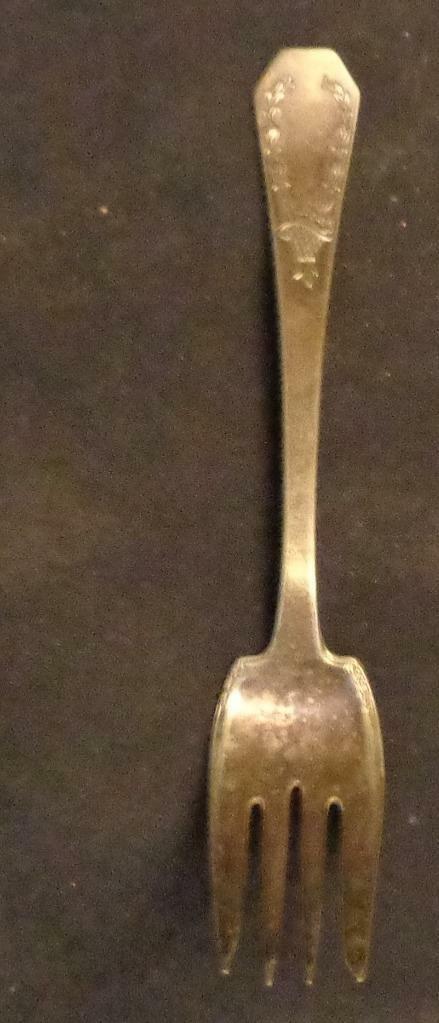 Primary image for Antique Silverplate Ind. Salad Fork - Holmes & Edwards - Carolina - OLD FORK