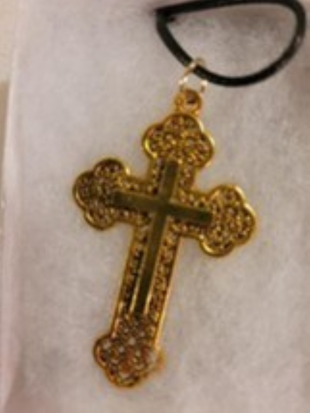 Christian Decorative Old Style Cross ( with magnetic clasp added )