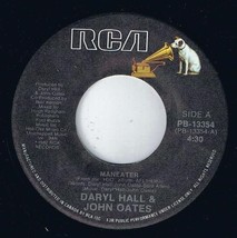 Daryl Hall John Oates Maneater 45 rpm Delayed Reaction - $4.94