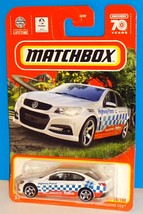Matchbox 2023 MBX Highway #35 Holden VF Commodore SSV White Highway Patrol - $4.00