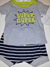Koala Baby Super Duper Boys T-shirt + Short Pants Set  Sz 3-6 mos - £7.96 GBP