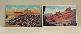 2 Colorado Postcards, Summit House Pikes Peak and Parks Of The Red Rocks - £19.35 GBP