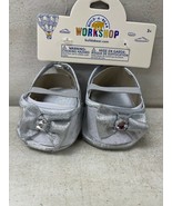BUILD A BEAR SILVER PRINCESS HEELS/SHOES BRAND NEW WITH TAGS - $13.52 CAD
