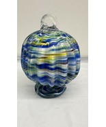 Hand Blown Art Glass Hanging Hummingbird Feeder w/ Stopper &amp; Tube - €25,62 EUR