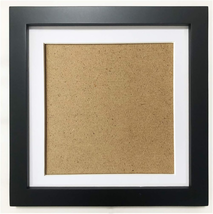 5x5 Picture Frames with 4x4 Opening Mat 5x5 Black Square Photo Frame - £10.13 GBP