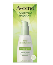 Aveeno Positively Radiant Daily Facial Moisturizer with Total Soy Complex and Br - £50.35 GBP