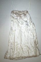 New NWT $350 Designer Josie Natori Silk Lace Womens S Chemise Gown Night White  - £312.58 GBP