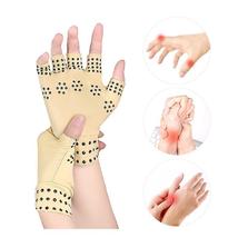 Fingerless Arthritis Compression Gloves Magnetic Therapy Gloves For Pain Relief - £10.34 GBP