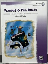 Famous and Fun Duets Book 4: 6 Duets for One Piano, Four Hands Alfred Music - £6.26 GBP