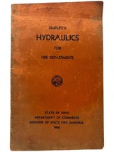 Vintage 1960 Fire Department Ephemera Simplified Hydraulics State Of Ohio - $4.99