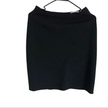 Michael Kors Made In Italy Wool Blend Black Skirt Size 6 - £59.71 GBP