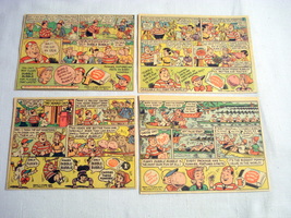 4 Color 1950&#39;s Ads Fleer Dubble Bubble Chewing Gum with Pud - £24.96 GBP