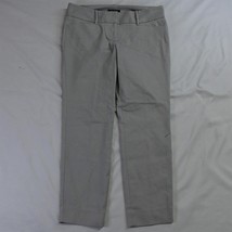 NEW The Limited 4 Gray Pencil Slim Ankle Cotton Dress Pants - $23.39